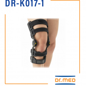 DR-K017-1 Post-Operative ROM Knee Brace With Revolving Dial Lock